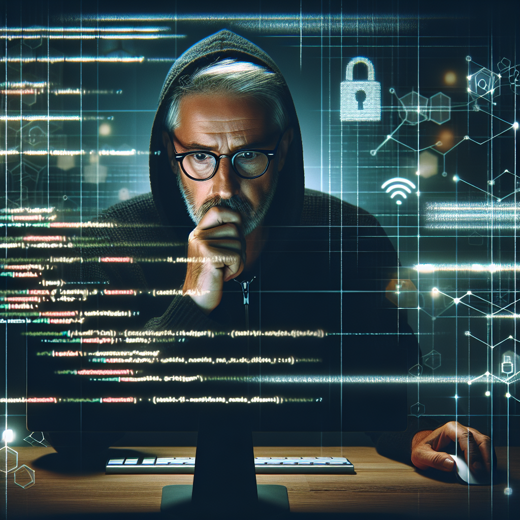 "Illustration of malware obfuscation techniques used by hackers, featuring code snippets and visual representations of encryption methods, demonstrating how obfuscation complicates detection and analysis in cybersecurity."
